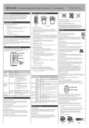 Belkin F6C1100-UNV User Manual