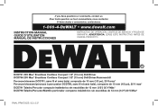 Dewalt DCD791D2 Instruction Manual