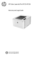 HP Color LaserJet Pro M155-M156 Warranty and Legal Guide