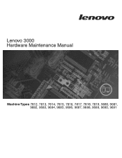 Lenovo 969059U Hardware Maintenance Manual