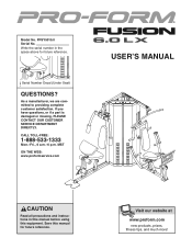 ProForm Fusion 6.0 Lx English Manual