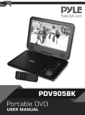 Pyle PDV905BK User Manual