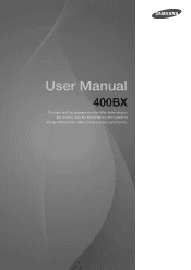 Samsung 400BX User Manual
