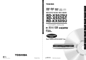Toshiba RD-KX50SU Owners Manual