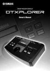 Yamaha DTXPLORER Owner's Manual