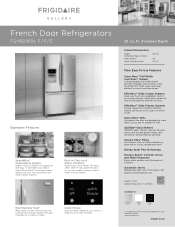 Frigidaire FGHB2869LF Product Specifications Sheet (English)