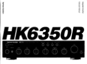 Harman Kardon HK6350R Owners Manual
