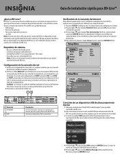 Insignia NS-2BRDVD Quick Setup Guide (Spanish)