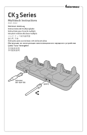Intermec CK3R CK3 Series Multidock (AD21/AD22) Instructions