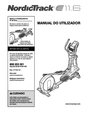 NordicTrack E 11.6 Elliptical Portuguese Manual
