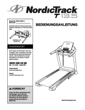 NordicTrack T 13.5 Treadmill German Manual