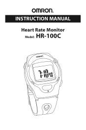 Omron HR-100C Instruction Manual