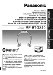 Panasonic RP-BTGS10-K RP-BTGS10-K Owner's Manual (English)