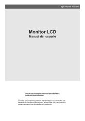 Samsung P2770H User Manual (user Manual) (ver.1.0) (Spanish)