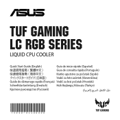 Asus TUF Gaming LC 240 RGB TUF LC RGB SERIES Quick Start Guide Multiple Languages