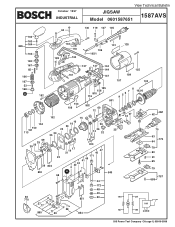Bosch 1587AVSP-1 Parts List