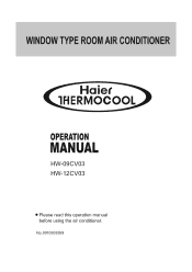 Haier HW-12CV03 User Manual