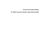 Lenovo PC 300PL Techical Information Manual