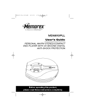 Memorex MD6810PLL User Guide