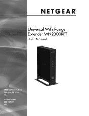 Netgear WN2000RPTv1 WN2000RPT User Manual (PDF)