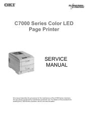 Oki C7200 Service Manual