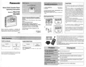 Panasonic RQC10V RQC05V User Guide