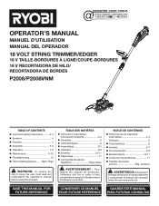 Ryobi P2008BTLVNM Operation Manual 2