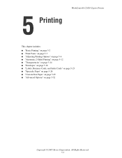 Xerox C2424 User Guide Section 5: Printing