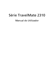 Acer TravelMate 2310 TravelMate 2310 User's Guide PT