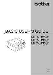 Brother International MFC-J425W Users Manual - English