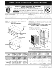 Electrolux EW30WD55QS Installation Instructions (All Languages)