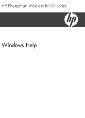 HP Photosmart Wireless All-in-One Printer - B109 User Guide