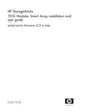 HP StorageWorks MSA1510i HP StorageWorks 1510i Modular Smart Array installation and user guide (383070-002, July 2008)