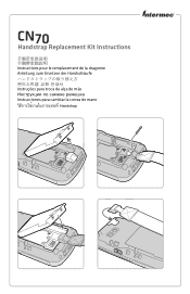 Intermec 70 CN70 Handstrap Replacement Kit Instructions
