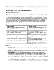 Motorola i920 Motorola warranty terms and conditions