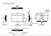 NEC PA271W-BK PA271W-BK : mechanical drawing