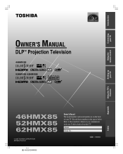 Toshiba 62HMX85 Owners Manual