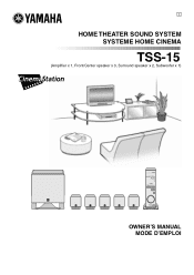 Yamaha TSS-15 Owner's Manual