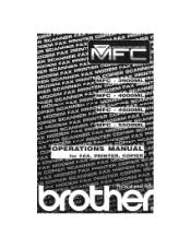 Brother International MFC-4000ML Users Manual - English