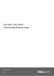 Dell DSS 8440 EMC Technical Specifications Guide
