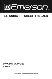 Emerson CF450 Owners Manual