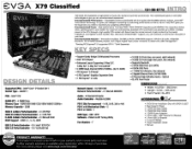EVGA X79 Classified PDF Spec Sheet