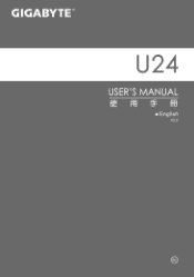 Gigabyte U24T User Manual