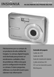 Insignia NS-DSC7P09 Quick Setup Guide (Spanish)