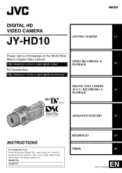 JVC JY-HD10U JY-HD10U User Manual (92 pages, 5964KB)