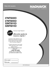 Magnavox 32MT5015D User manual,  Spanish