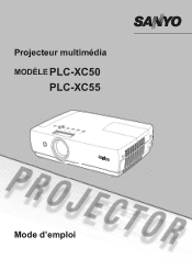 Sanyo PLC-XC55 Owner's Manual French