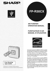 Sharp FP-R30CX Operation Manual