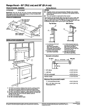 Whirlpool UXT5236BD Dimension Guide