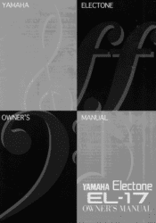 Yamaha EL-17 Owner's Manual